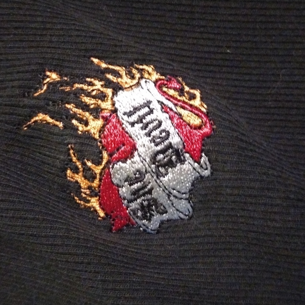 She Devil ribbed tank with embroidery L (youth L?)